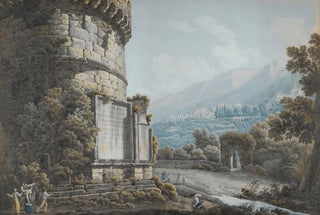 AbrahamLouisRodolphe Ducros - The Tomb Of Plautius Lucanus Near The Ponte Lucano.webp