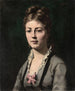 Retrato de una mujer - Abraham Archibald Anderson — vista de la obra