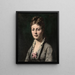Retrato de una mujer - Abraham Archibald Anderson — cuadro enmarcado en la pared