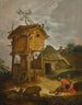 Patio de granja con palomar - Abraham Bloemaert — vista de la obra
