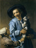 Jóvenes jugando con el gato - Abraham Bloemaert — vista de la obra