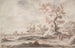 Landscape painting with an old tree and characters - Abraham Genoels II — artwork view