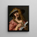 Sibylle - Abraham Janssens — cuadro enmarcado en la pared