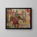Autumn Scene - Abraham Manievich — framed artwork on a wall