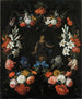 Flower Garland Painting - Abraham Mignon — artwork view