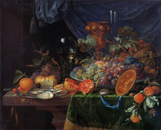 Abraham Mignon - Still Life with Fruit and Oysters.webp