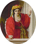 Juliette en su balcón - Abraham Solomon — vista de la obra