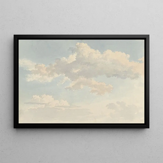 Abraham Teerlink - Wolken tegen blauwe lucht.webp