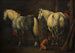 Interior of a Stable with Two Gray Piebald Horses - Abraham van Calraet — artwork view