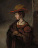 Saskia van Uylenburgh, the artist Rembrandt's wife - Abraham van Dijck — artwork view