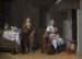 the Prophet Elijah with the widow of Zarephath and her son - Abraham van Dijck — artwork view