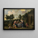 a scene from the life of Saint Elizabeth of Hungary - Abraham Willemsen — framed artwork on a wall