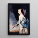 Christina de Suecia 1626 89 - Abraham Wuchters — cuadro enmarcado en la pared