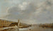 La Gran Galería del Louvre con la puerta Nueva y la torre de Madera - Abraham de Verwer — vista de la obra