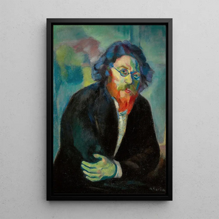 Abram Borisovich Kozlov - Portrait of the Composer Bichter.webp