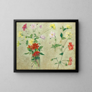 Achille Laug - Bouquet et tude de fleurs.webp
