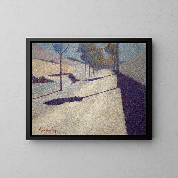 La ruta - Achille Laugé — cuadro enmarcado en la pared