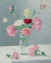 Florero de rosas - Achille Laugé — vista de la obra