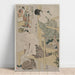 Reproduction of the painting Act VII of the series The Treasure of Loyal Vassals - Kitagawa Utamaro