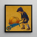 Action de grâce - Jessie Willcox Smith — framed artwork on a wall