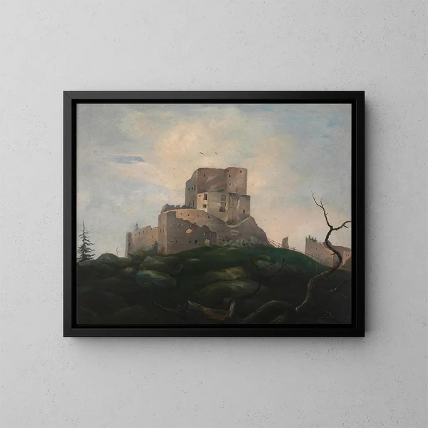 La ruina de Wittinghausen - Adalbert Stifter — cuadro enmarcado en la pared