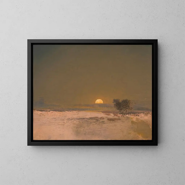 Lever de lune - Adalbert Stifter — cuadro enmarcado en la pared