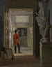 La Sala de Antigüedades en el Palacio de Charlottenborg en Copenhague - Adam August Müller — vista de la obra