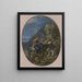 The Flight into Egypt - Adam Elsheimer — framed artwork on a wall