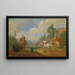 Escaramuza de caballería - Adam Frans van der Meulen | Cuadro — cuadro enmarcado en la pared