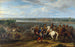 Louis XIV atravesando en los Países Bajos en Lobith - Adam Frans van der Meulen — vista de la obra