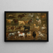 Estudios de caballos, vacas y perros - Adam Frans van der Meulen — cuadro enmarcado en la pared