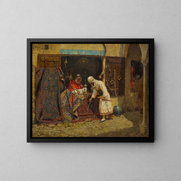 Inspección de la espada - Addison Thomas Millar — cuadro enmarcado en la pared