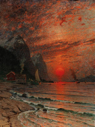 Adelsteen Normann - Sunset Over The Fjord.webp