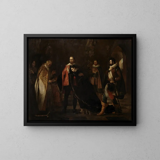 Adle Kindt - Lamoral Count of Egmont Taking Leave of His Wife.webp