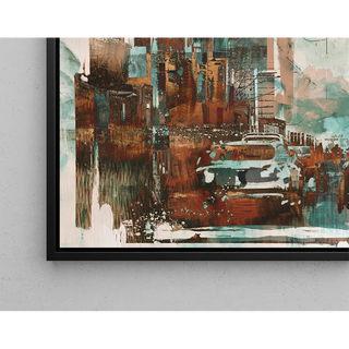 Tableau abstrait - Réminiscence Urbaine