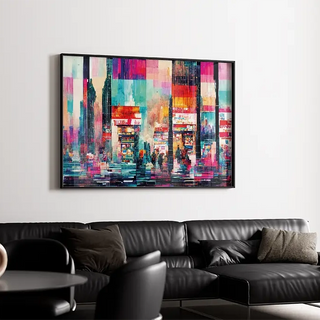 Tableau Abstrait - Pièces du futur