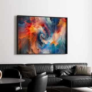 Tableau abstrait - Tourbillon Chromatique