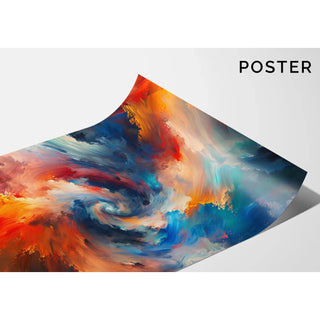 Tableau abstrait - Tourbillon Chromatique