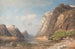 Summer Fjord Painting - Adolf Gustav Schweitzer — artwork view