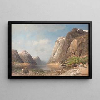 Adolf Gustav Schweitzer - Summer fjord.webp