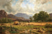 Recolección de granos en la montaña - Adolf Heinrich Lier — vista de la obra