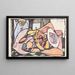 Colorful Invitation Card - Adolf Hölzel — framed artwork on a wall