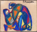 Composición figurativa del hijo pródigo - Adolf Hölzel — vista de la obra