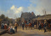 Soldiers bivouaquant dans un village - Adolf Ignatievich Ladurner — artwork view