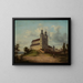la iglesia y monasterio paulino en Skaka Krakw - Adolf Kozarski — cuadro enmarcado en la pared