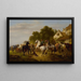 in the living room - Adolf Lins — framed artwork on a wall