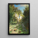 Reproduction of the painting Boy on a White Horse in the Forest - Adolf Mackeprang