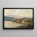 Château Orth en Gmunden - Adolf Obermüllner — cuadro enmarcado en la pared