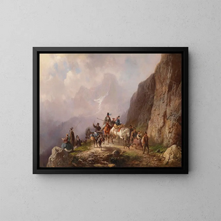 Adolf Schmidt - Stadtgesellschaft auf einer Bergtour.webp