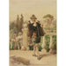 Malvolio reads the letter found in the garden - Adolf Schrödter — artwork view